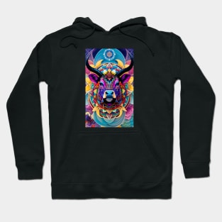 Beef cattle Lotus Flower mandala Hoodie